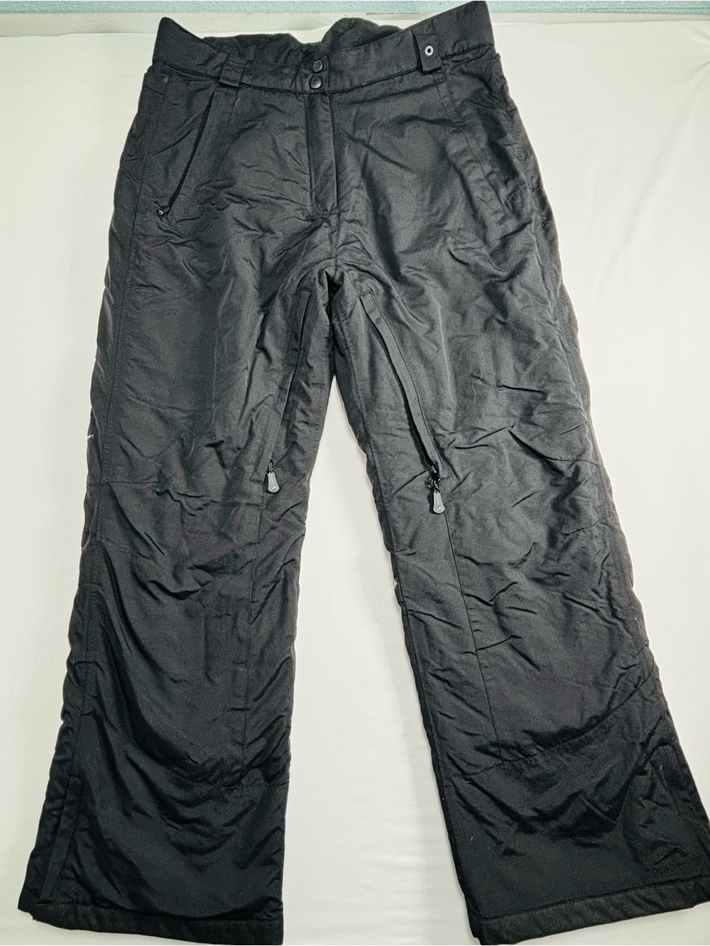 Womens Black Insulated Snow Pants